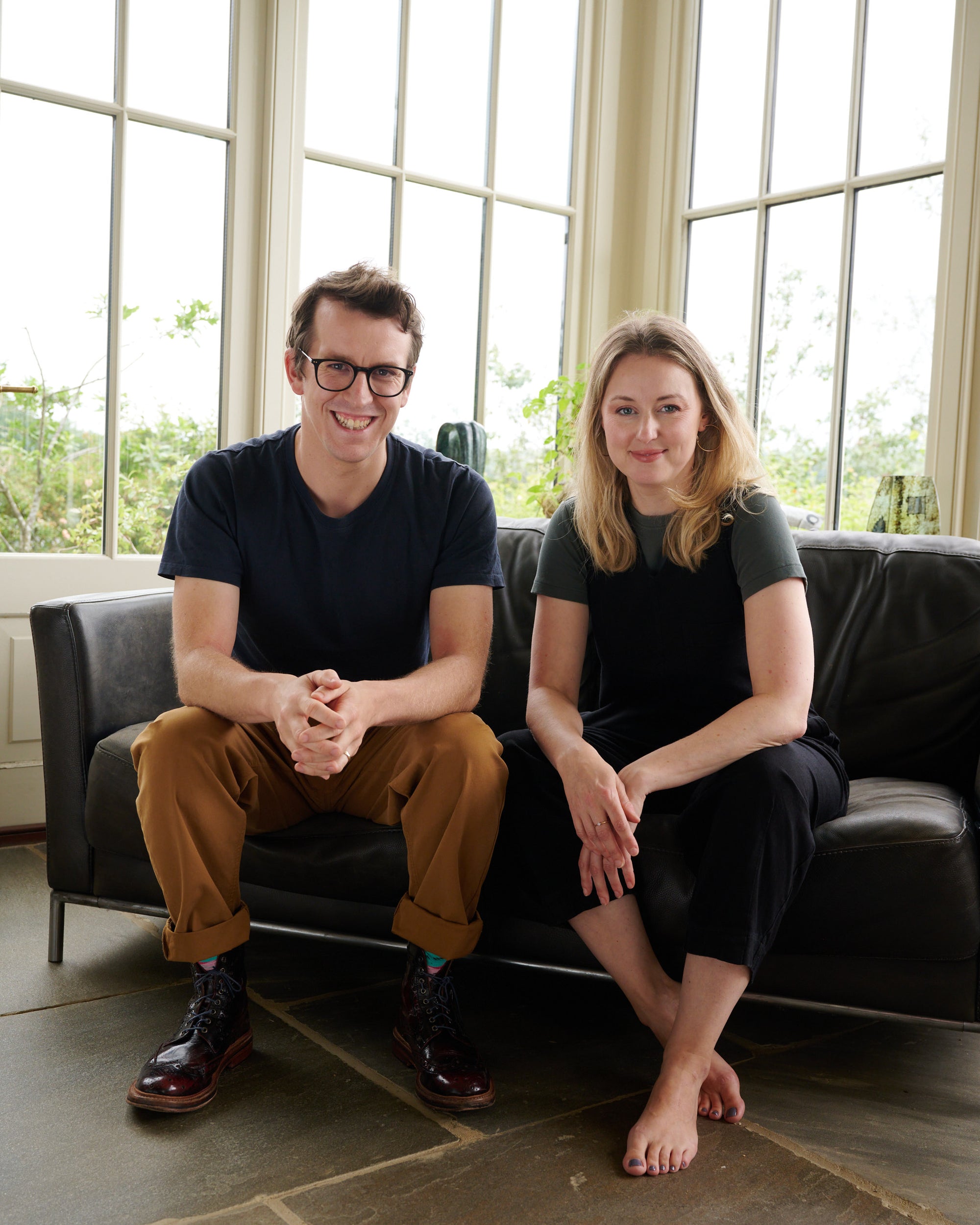 Joe and Gemma Wilde - owners of Unspun CBD brand