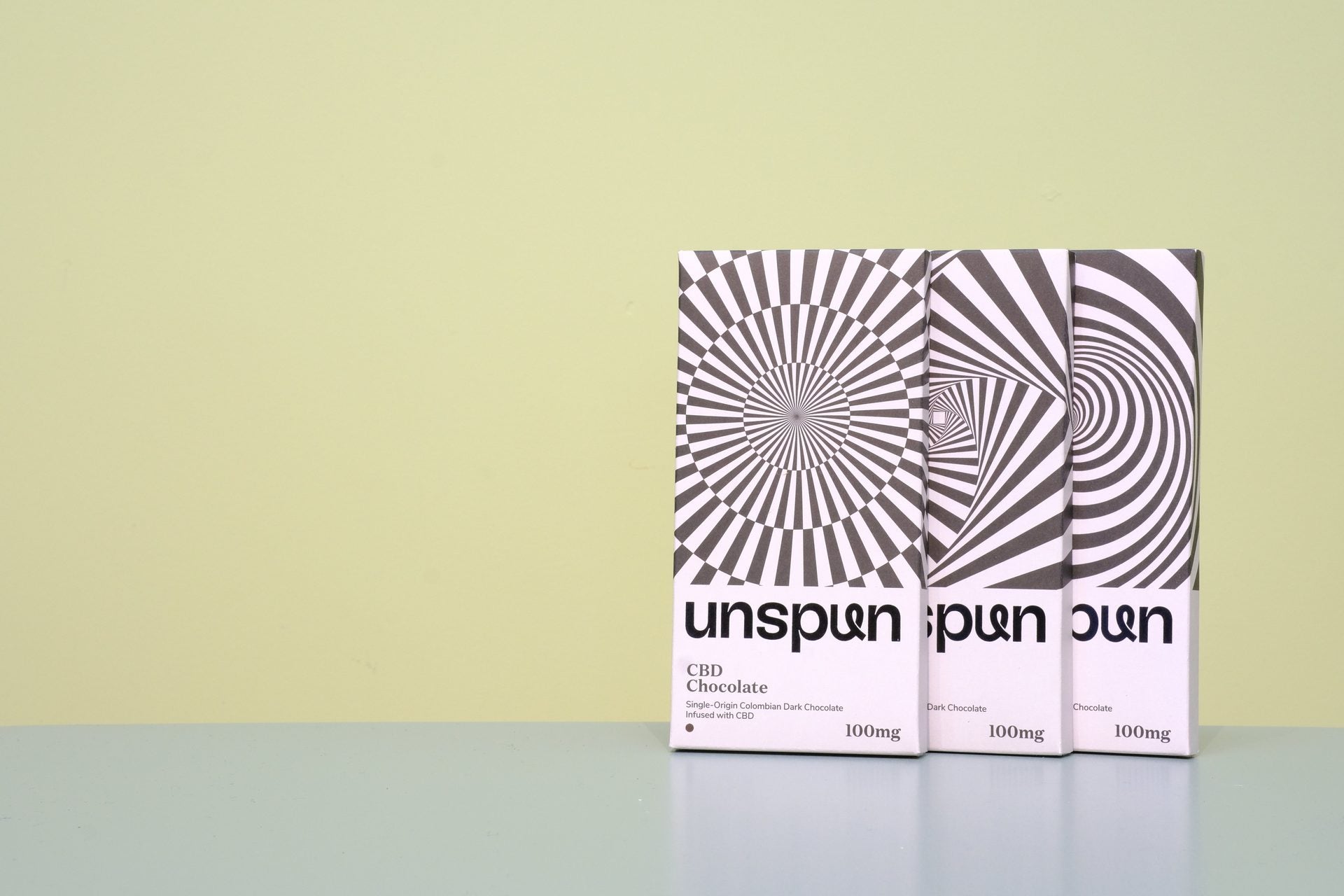 Unspun Colombian dark CBD chocolate bar