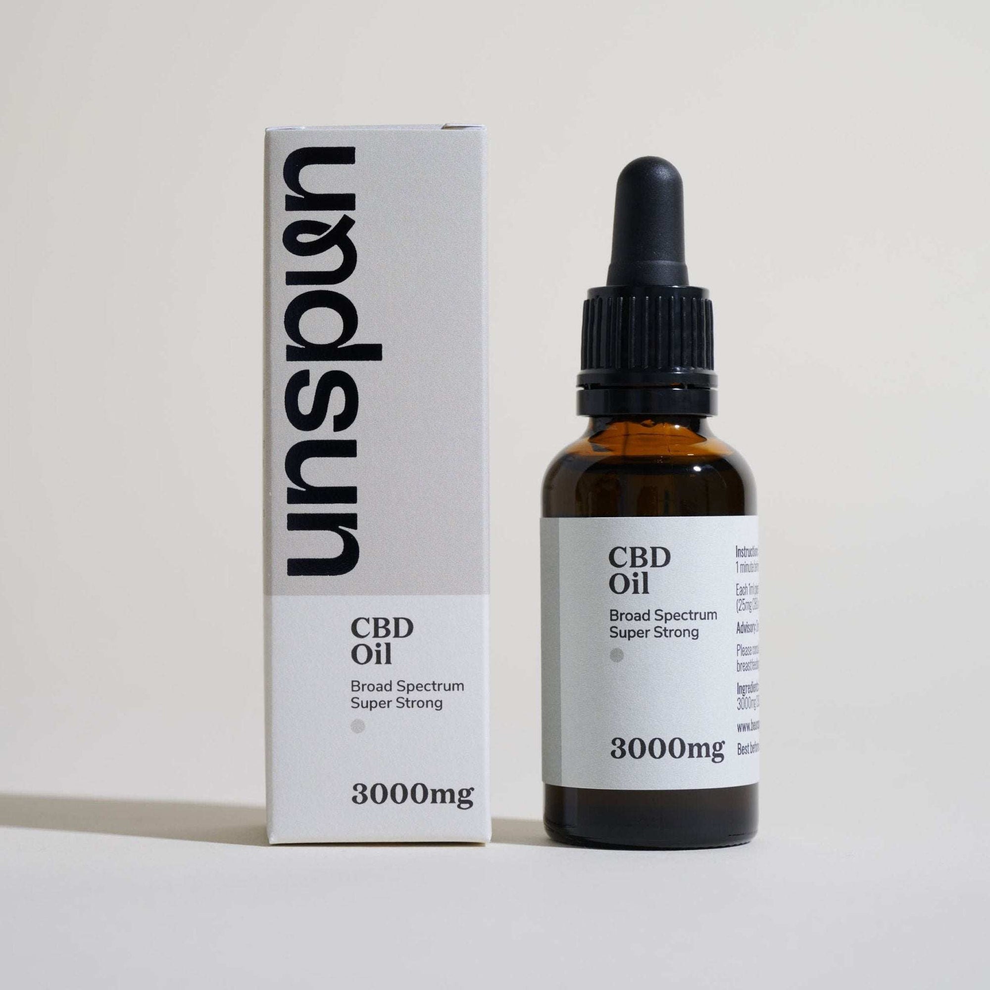 Unspun Broad Spectrum CBD Oil - 3000mg CBD